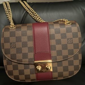 LOUIS VUITTON Wight Damier Ebene Shoulder Crossbody Bag